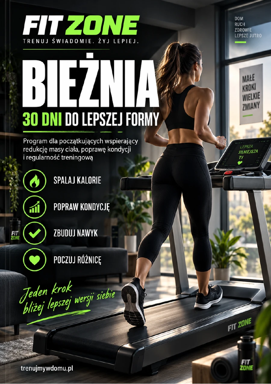 Okładka programu Fit Zone Bieżnia 30 dni do lepszej formy